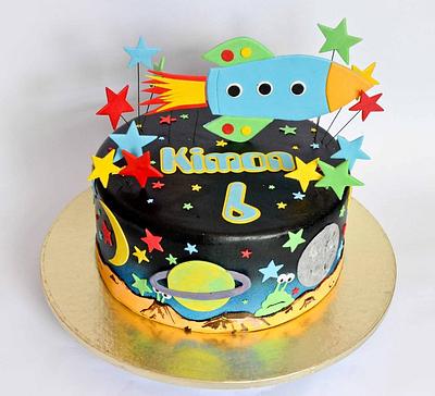 Space cake - Cake by Sandy Lawrenson - Sweet 'n  Sassy