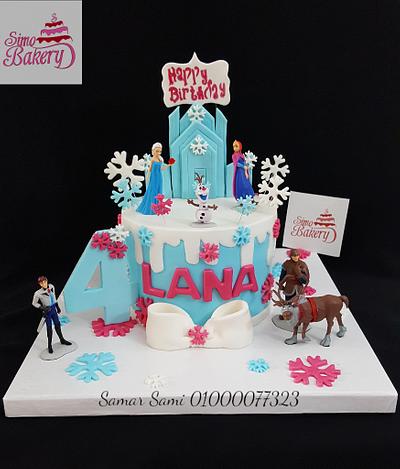 Frozen Castle Cake - Cake by Simo Bakery