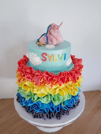 Unicorn Rainbow Cake - Cake by Carolina Pozo