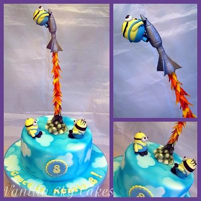 Minions take off! - Cake by VanillaSkyCakes