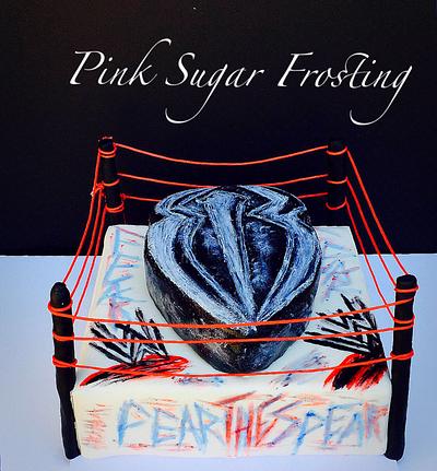 Fear The Spear - Cake by pink sugar frosting
