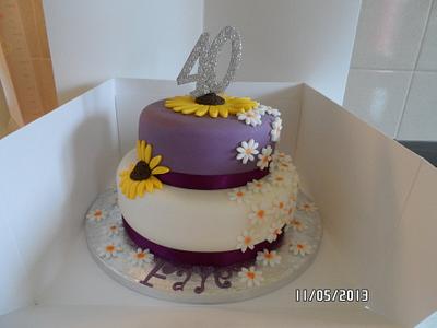 Vegan sunflower cake - Cake by Kerry