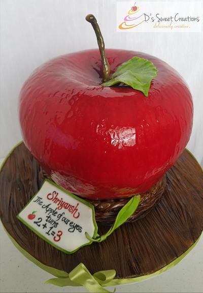 A for Apple🍎 - Cake by Deepa