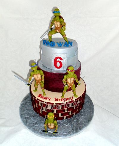 Turtles Ninja - Cake by  Diana Aluaş