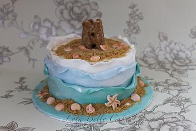 Seaside cake - Cake by Sarah Wilds -Lola Belle cakes