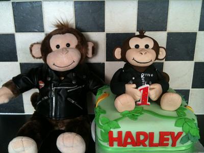 Monkeys :) - Cake by silversparkle