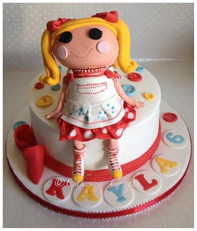 Lalaloopsy doll cake - Cake by June milne