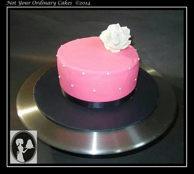 simple elegance - Cake by Not Your Ordinary Cakes