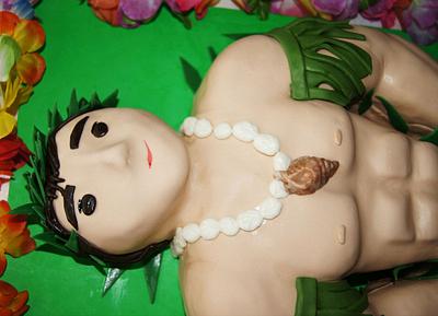 Hawaiian man Cake - Cake by Sylvia Cake