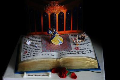 Beauty & the Beast - Cake by Symphony in Sugar