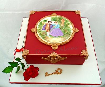 Vintage box - Cake by  Diana Aluaş