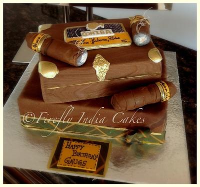 Cigar Box - Cake by Firefly India by Pavani Kaur