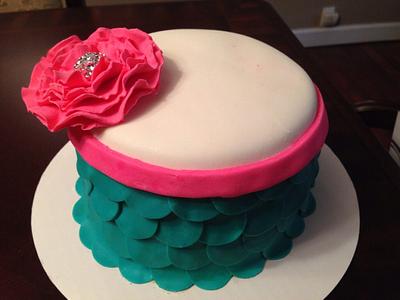 Flower Cake - Cake by BeautifulCreations