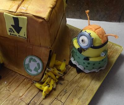 Minions on the Move! - Cake by Fifi's Cakes