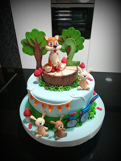 Fox cake - Cake by Cupcakesfairy