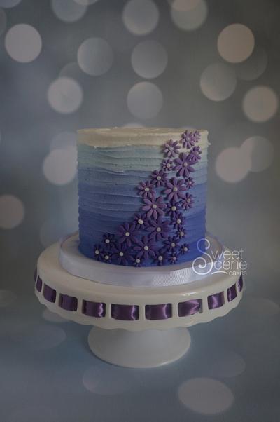 Ombre anniversary - Cake by Sweet Scene Cakes