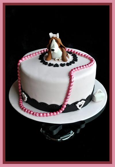 jewels and dog - Cake by patisserire