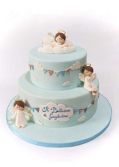 Torta Battesimo angeli  - Cake by Le Creazioni di Ninfa - Ninfa Tripudio