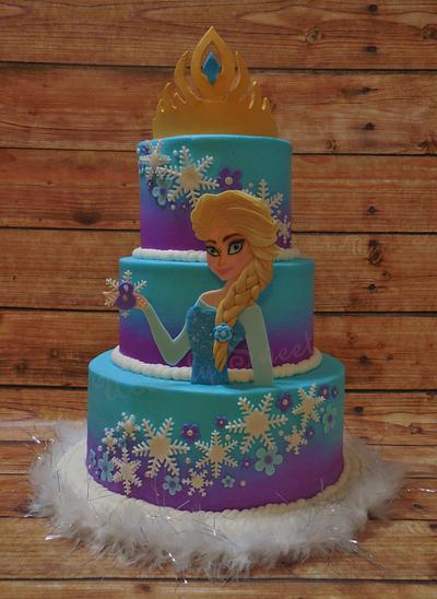 Elsa 8th Birthday Cake - Cake by Michelle