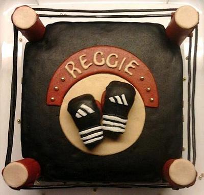 Boxing Cake for My Son - Cake by peggysbakecorner