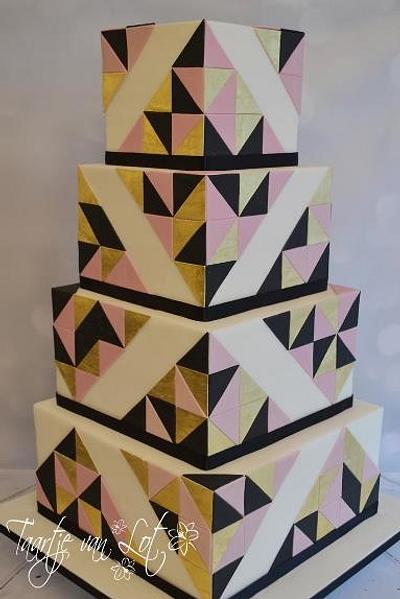 Art deco cake - Cake by Liselotte (Taartje van Lot) 