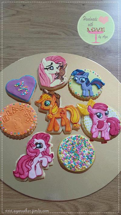 My little pony-cookies and cake - Cake by Aga Leśniak