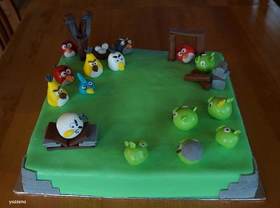 Angry birds cake - Cake by Yasena's sweets and cakes