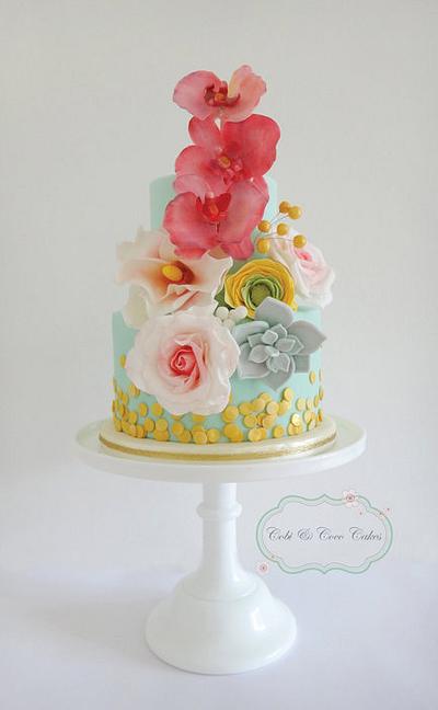 Floral Bouquet - Cake by Cobi & Coco Cakes 