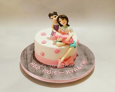 Mom and Daughters - Cake by Urvi Zaveri 