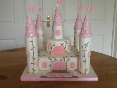 Princess castle - Cake by Cherry Delbridge
