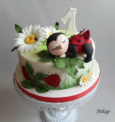 Ladybug cake - Cake by Jitkap