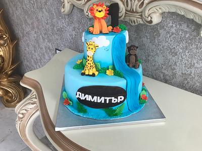 Safari animals cake - Cake by MontiCakes&Catering