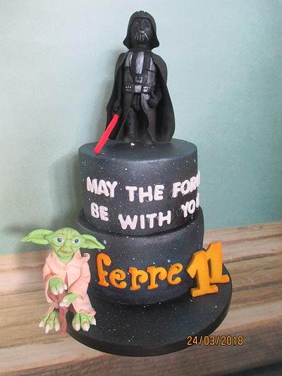 Star Wars  - Cake by Karla Vanacker