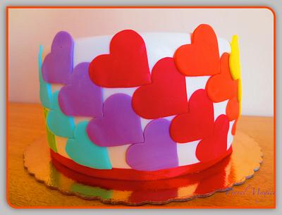 Rainbow - Cake by Pincel Mágico
