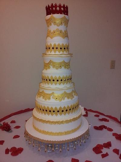 2014 Valentines Day Wedding Cake - Cake by Pamela C. Tanyer 