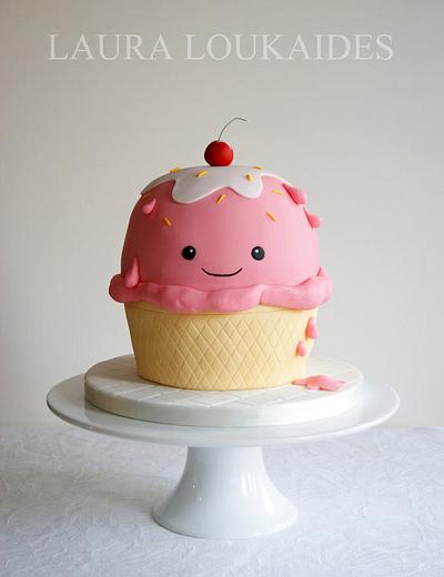 Ice Cream Cup Cake - Cake by Laura Loukaides