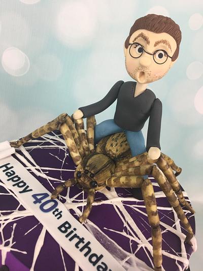 Spider cake ! - Cake by Melanie Jane Wright