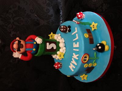 Super mario cake - Cake by Kerryzoe