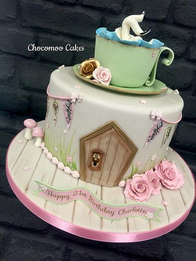 Alice In Wonderland Birthday Cake - Cake by Chocomoo