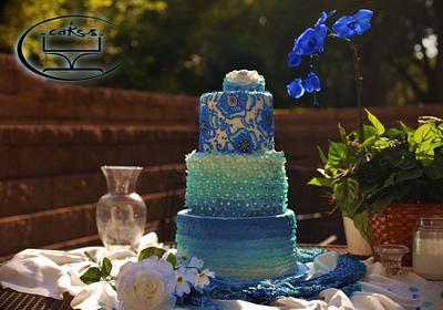 Summer wedding - Cake by Komel Crowley