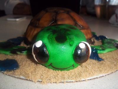 Sea Turtle  - Cake by cakes by khandra