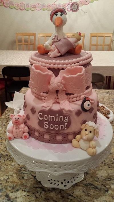 Baby Shower Cake for my friend - Cake by sunacurry