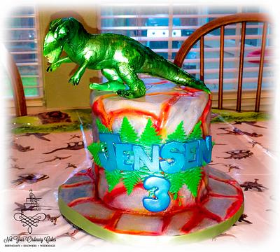 T rex cake - Cake by Not Your Ordinary Cakes
