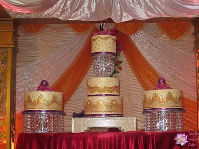Crystal wedding cake - Cake by Mary Yogeswaran