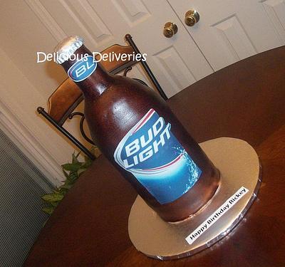 Bud Light Cake - Cake by DeliciousDeliveries