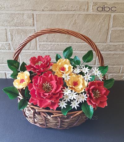 Flower Basket - Cake by Ashwini Tupe