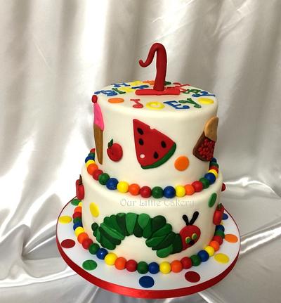 The Very Hungry Caterpillar cake - Cake by gizangel