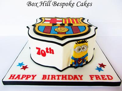 Barcelona Football Cake - Cake by Nor
