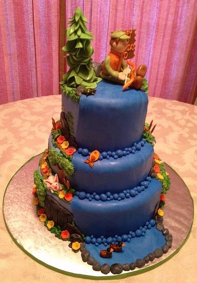 Hunter/Fisherman's Birthday Surprise - Cake by Cathy Gileza Schatz