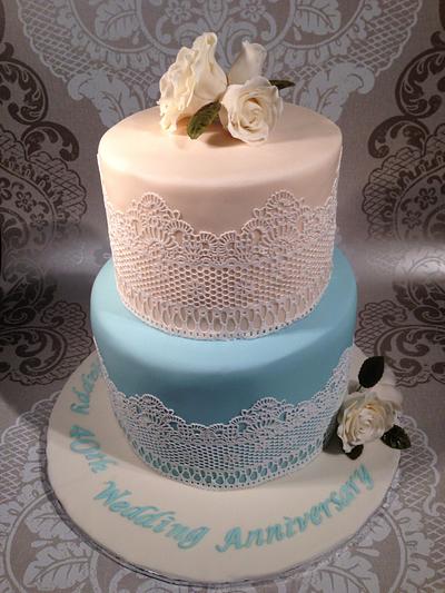 Cake lace cake - Cake by Gaynor's Cake Creations